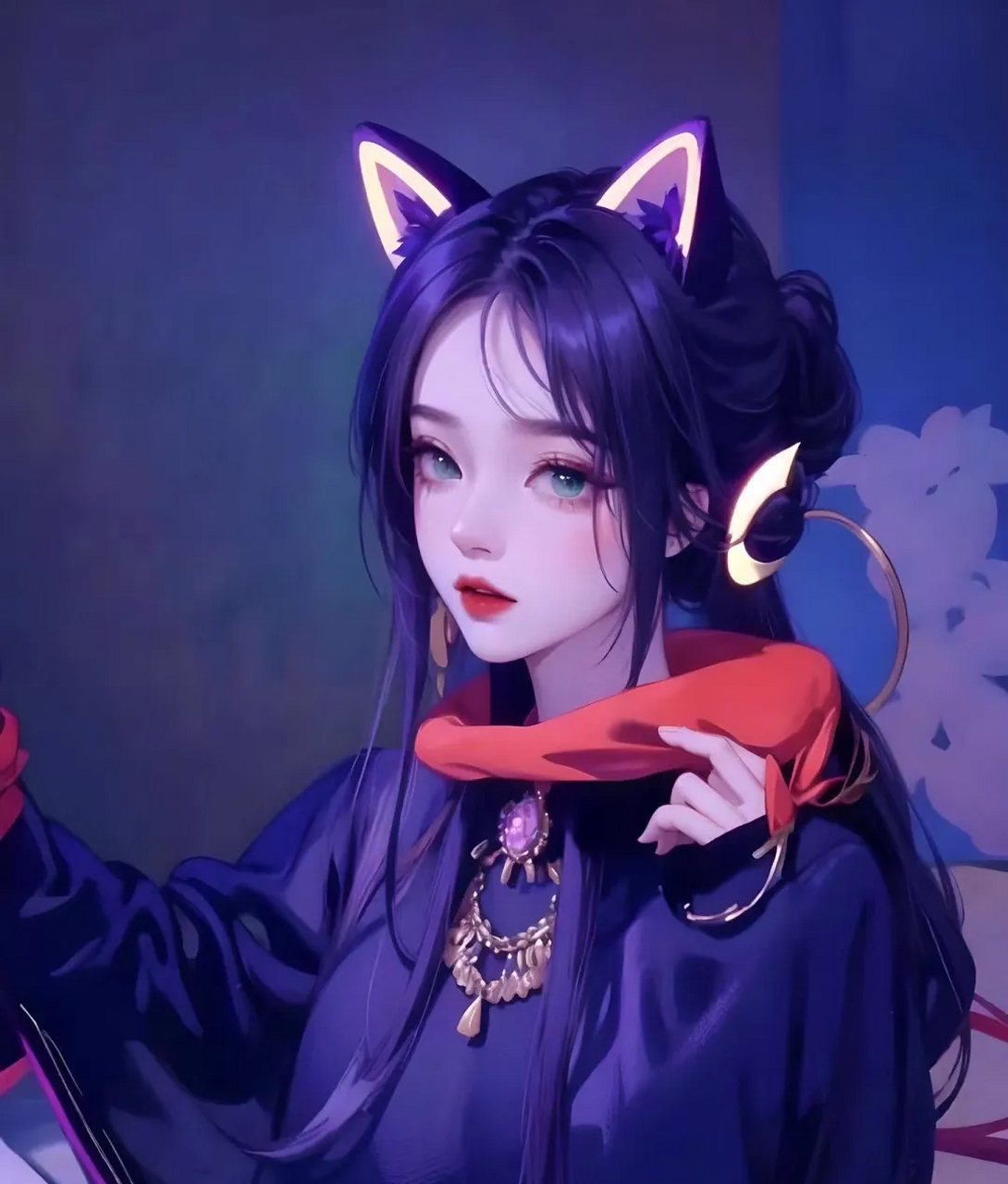 蓝绿色头像[庆祝]