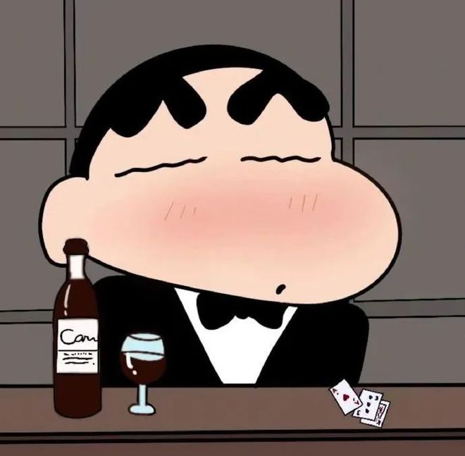 蜡笔小新头有点痛[捂脸][捂脸] 91 瞧瞧这位小人物,坐在桌子旁,闭目