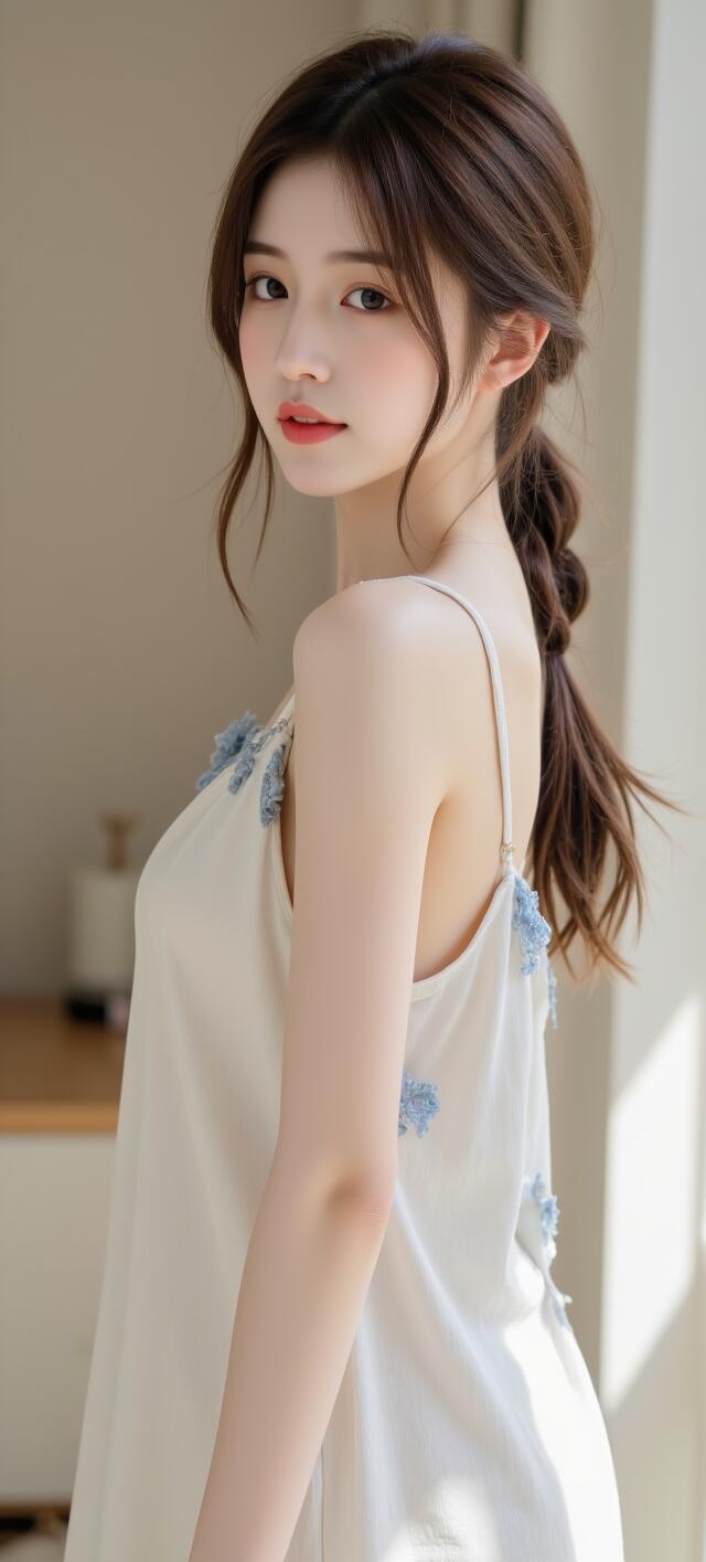 今天穿了件超美的白裙子,心情都变好了呢!#美女# #定格甜蜜瞬间