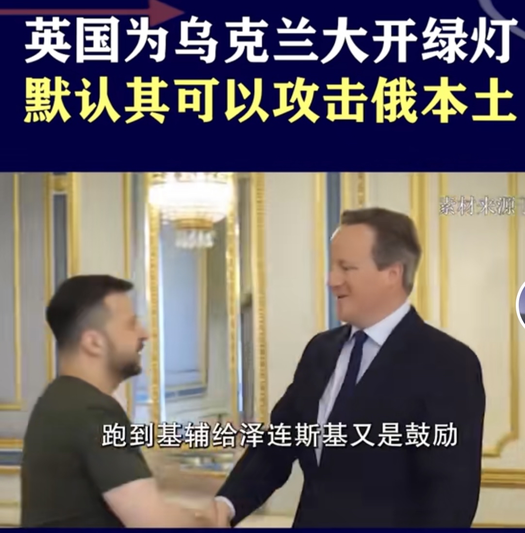 英国前首相,现任外交大臣卡梅伦突访乌克兰,对泽连斯基承诺,英国援助