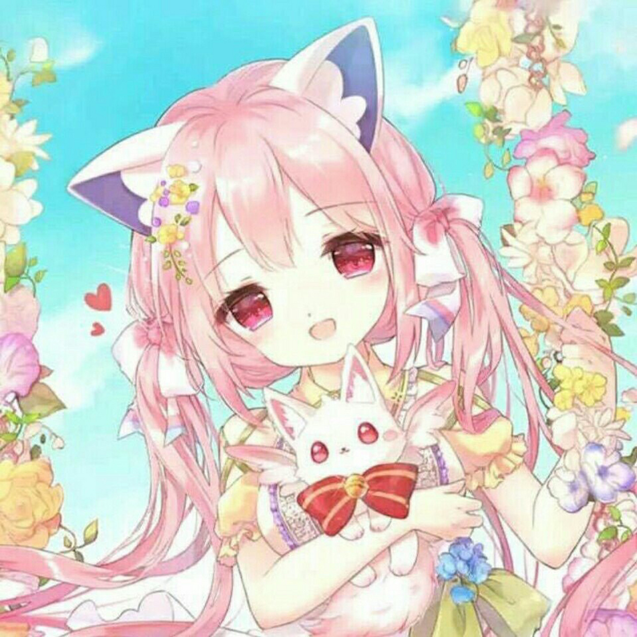 这个动漫女孩,我认为是忆涵姐姐的样子[微笑]