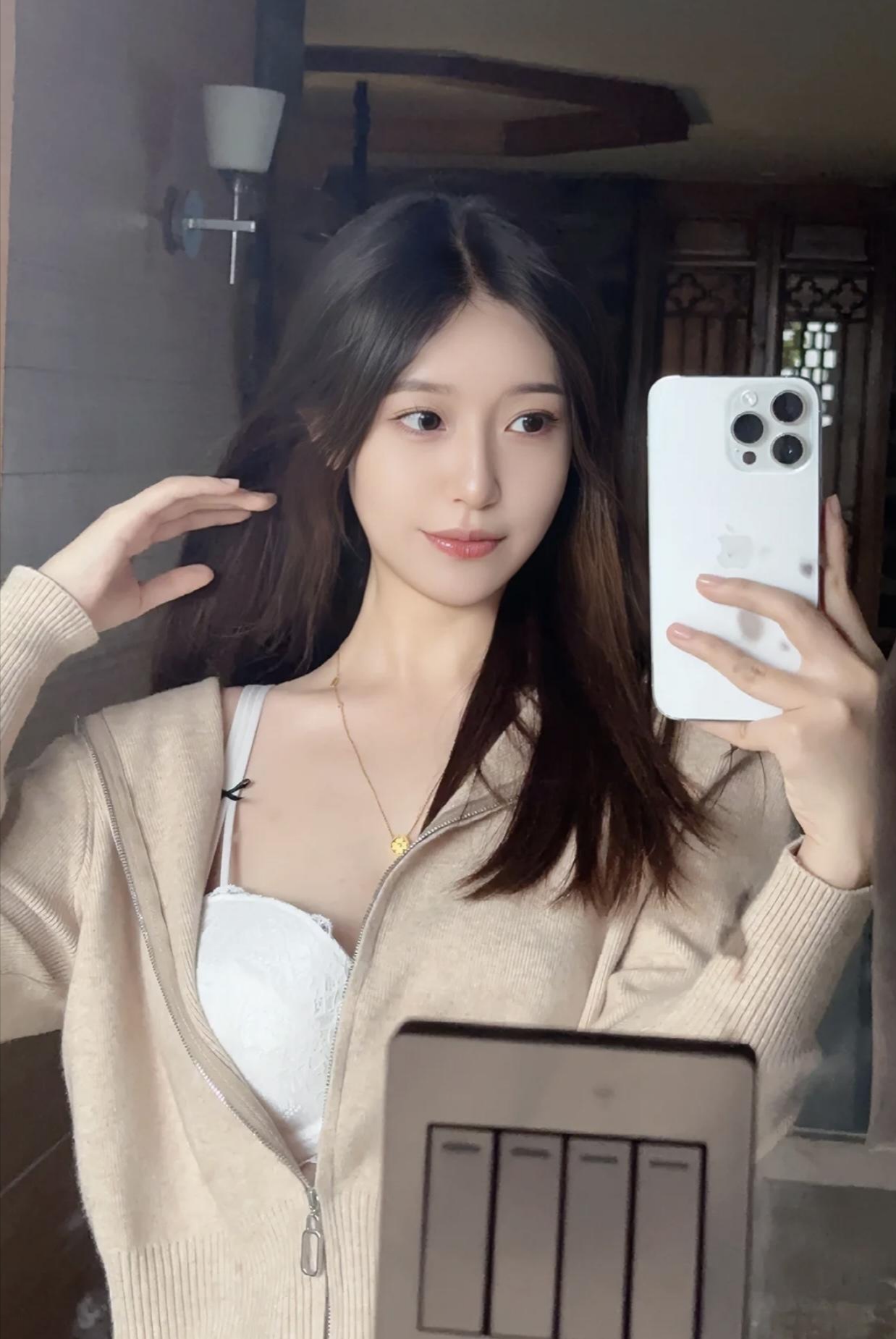 那些冬天才有的美景# "新入手的苹果12,自拍效果真的太棒了!