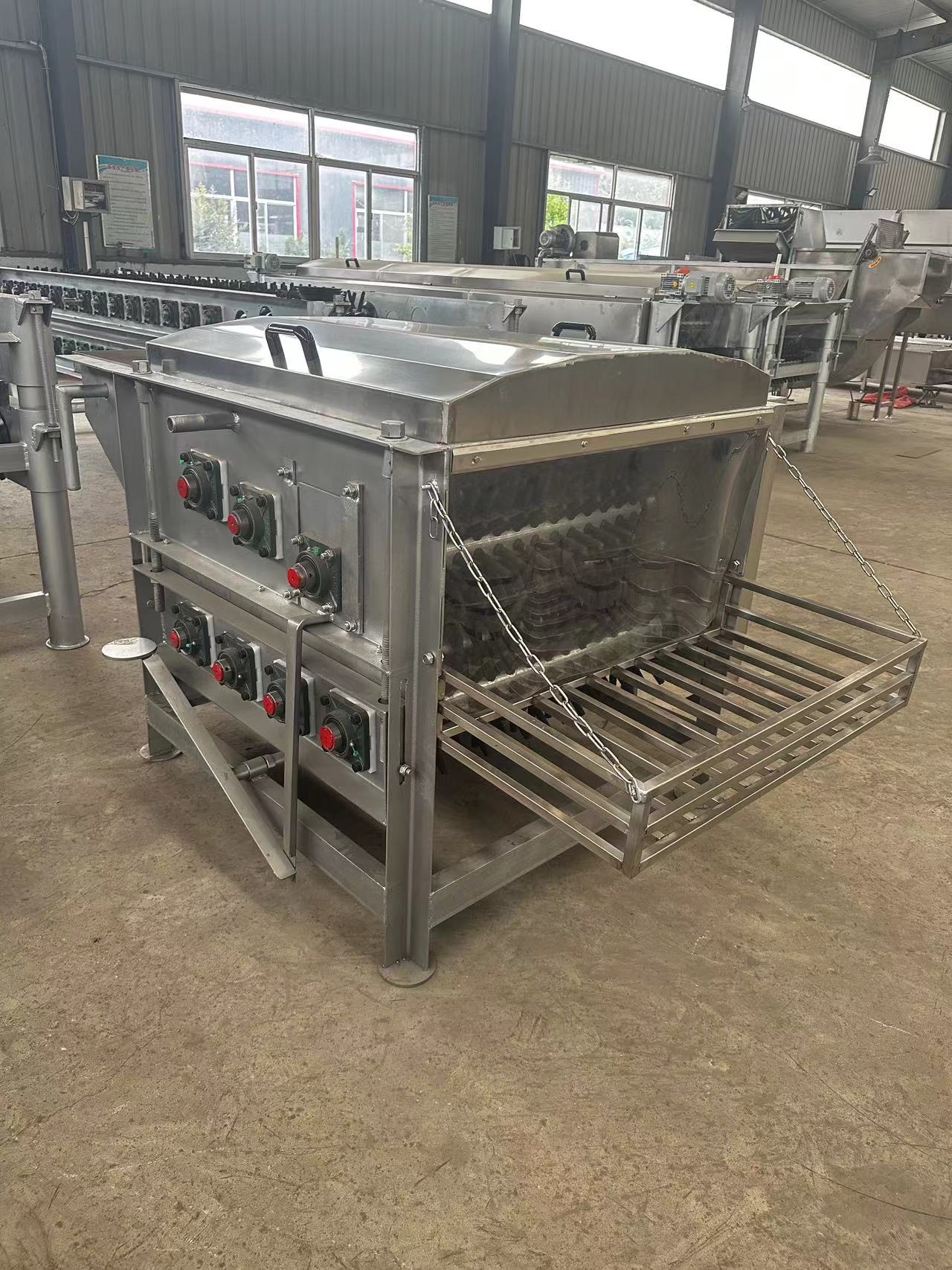 厂家现货供应鸡鸭鹅七辊脱毛机 家禽小型打毛机 家禽褪毛机