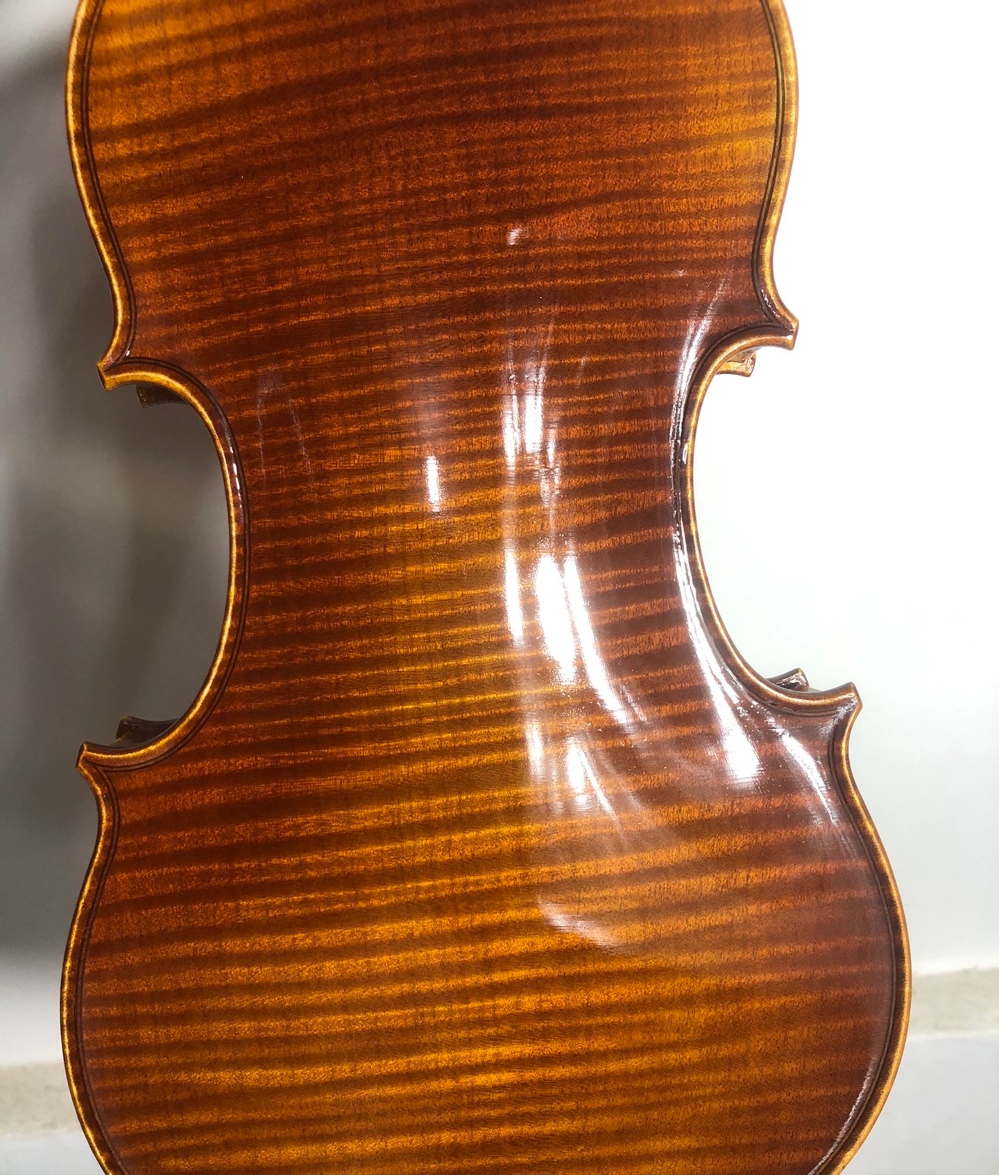 1/2手工川料小提琴,6年以上自然风干四川枫木背板琴头侧板,俄罗斯