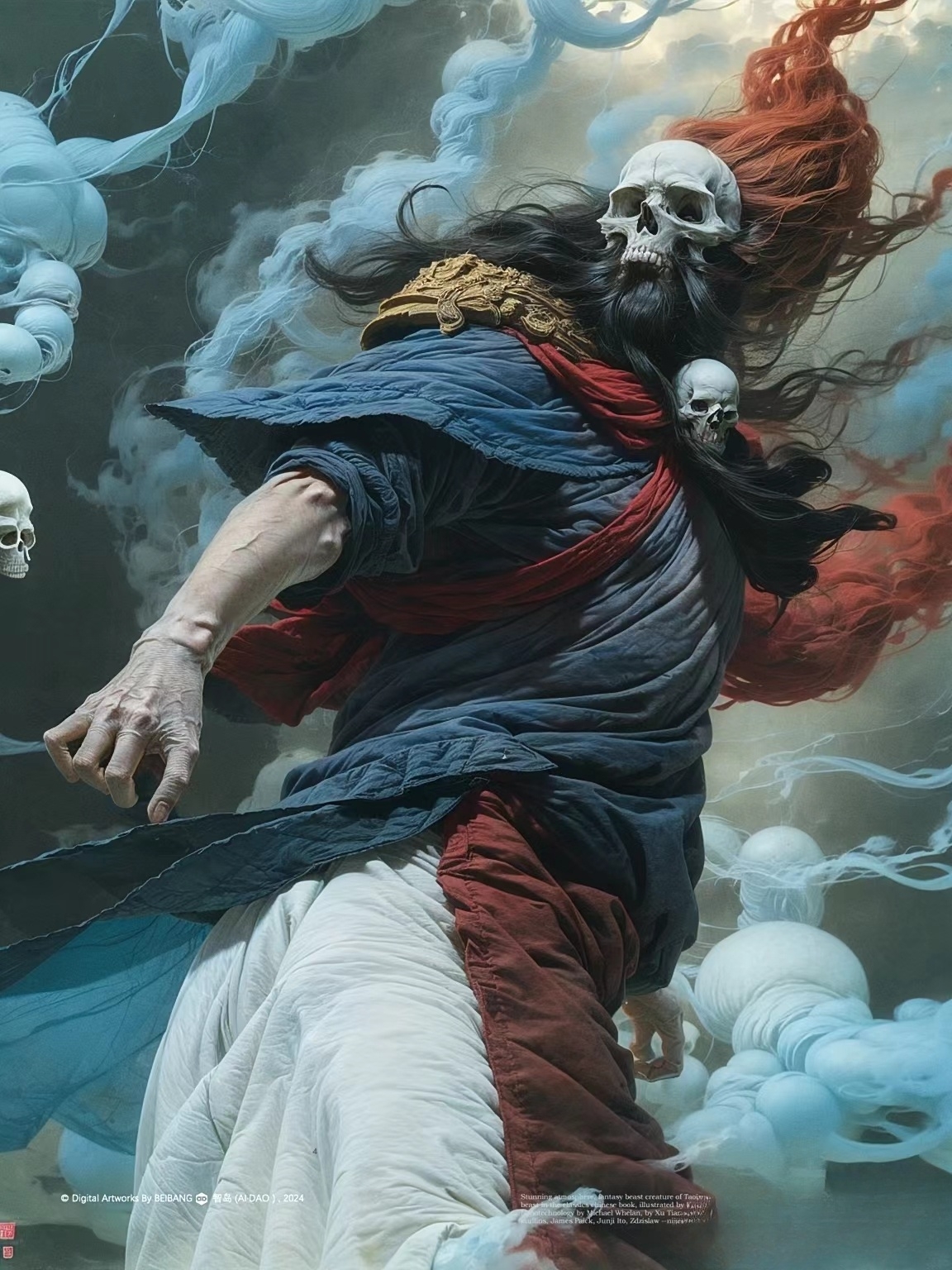 这幅画作犹如一道闪电,其震撼力瞬间穿透我的心灵.