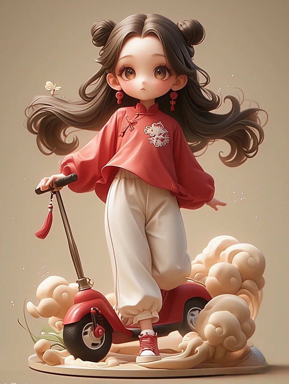 他们身着古装,笑靥如花,仿佛从古代画卷中走出.