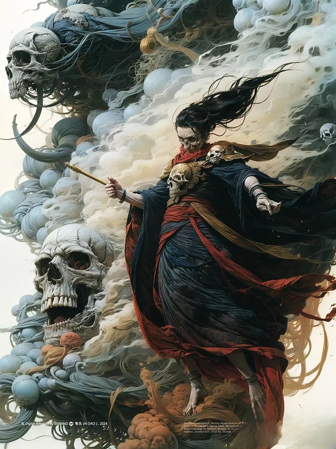 这幅画作犹如一道闪电,其震撼力瞬间穿透我的心灵.