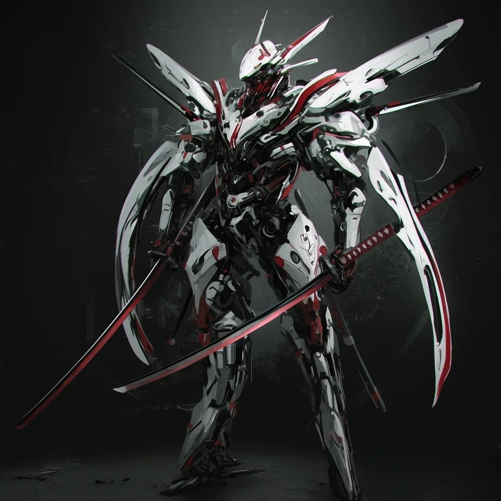 在这充满挑战与未知的世界里,他勇往直前, 机甲剑神机甲全身照片高清