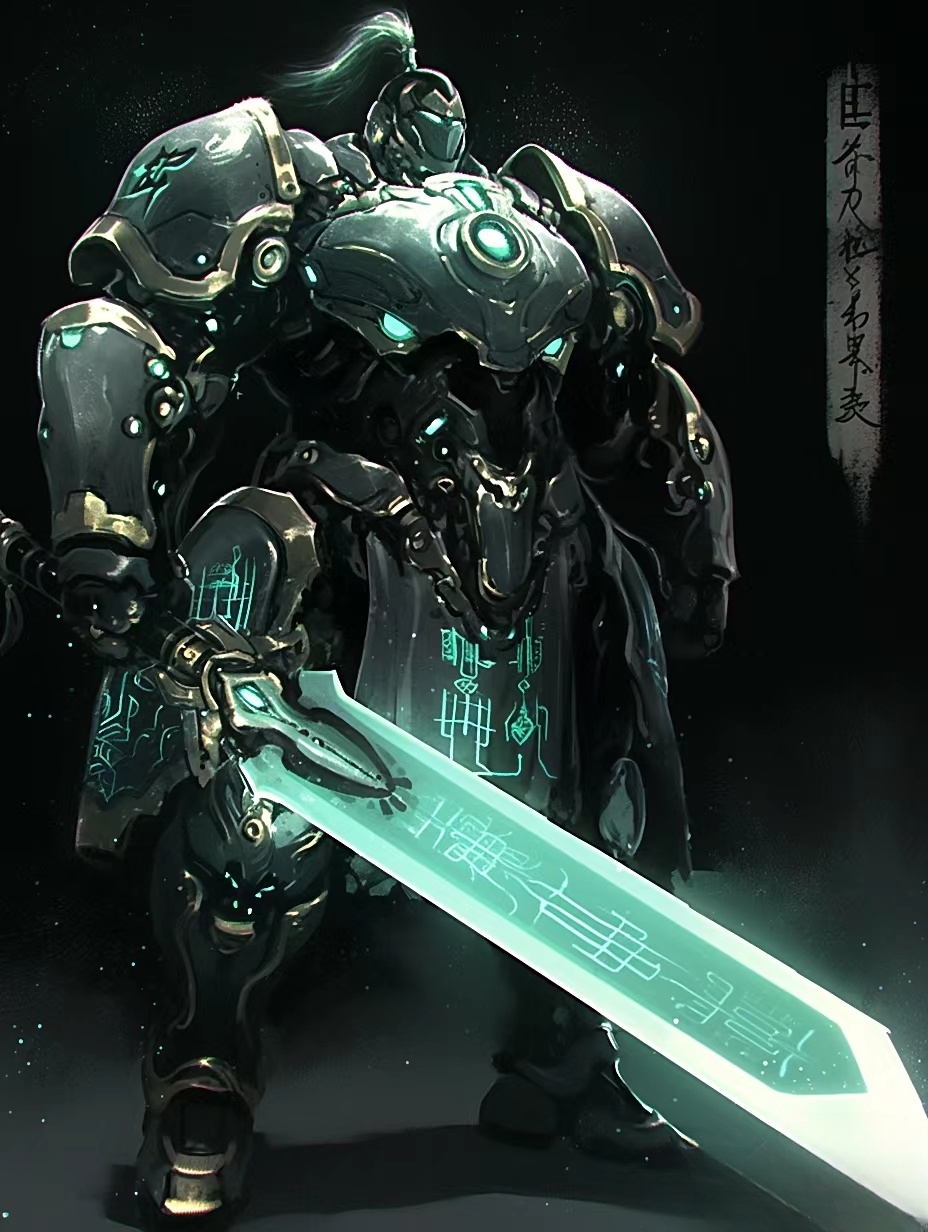 此刻,身披战袍,夜幕低垂如壮阔画布,我以无畏之魂为烛,誓要点亮前行的