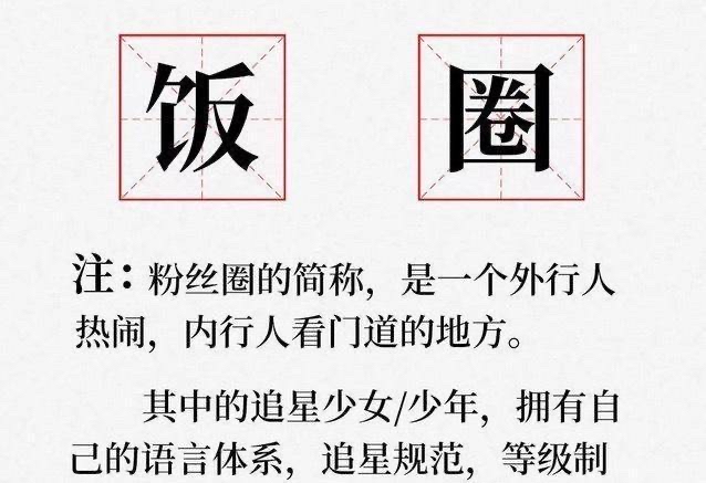 饭圈文化 本质图片