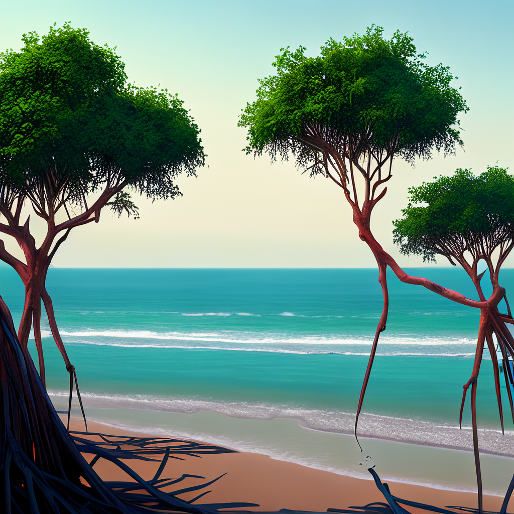 今早在《朝闻天下》中听到海边红树林这个词,觉得很