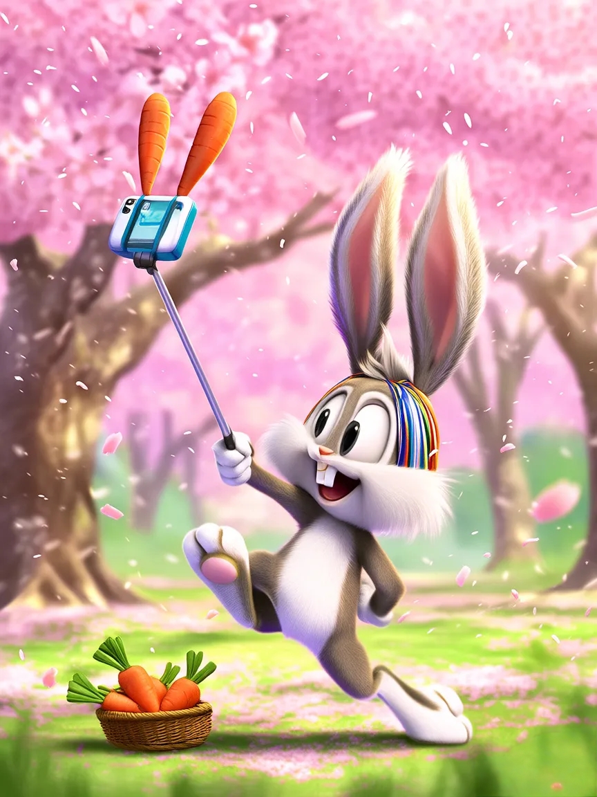 动画电影戴耳机兔子的图片london 兔卡通可乐兔小兔子拿照相机图片学