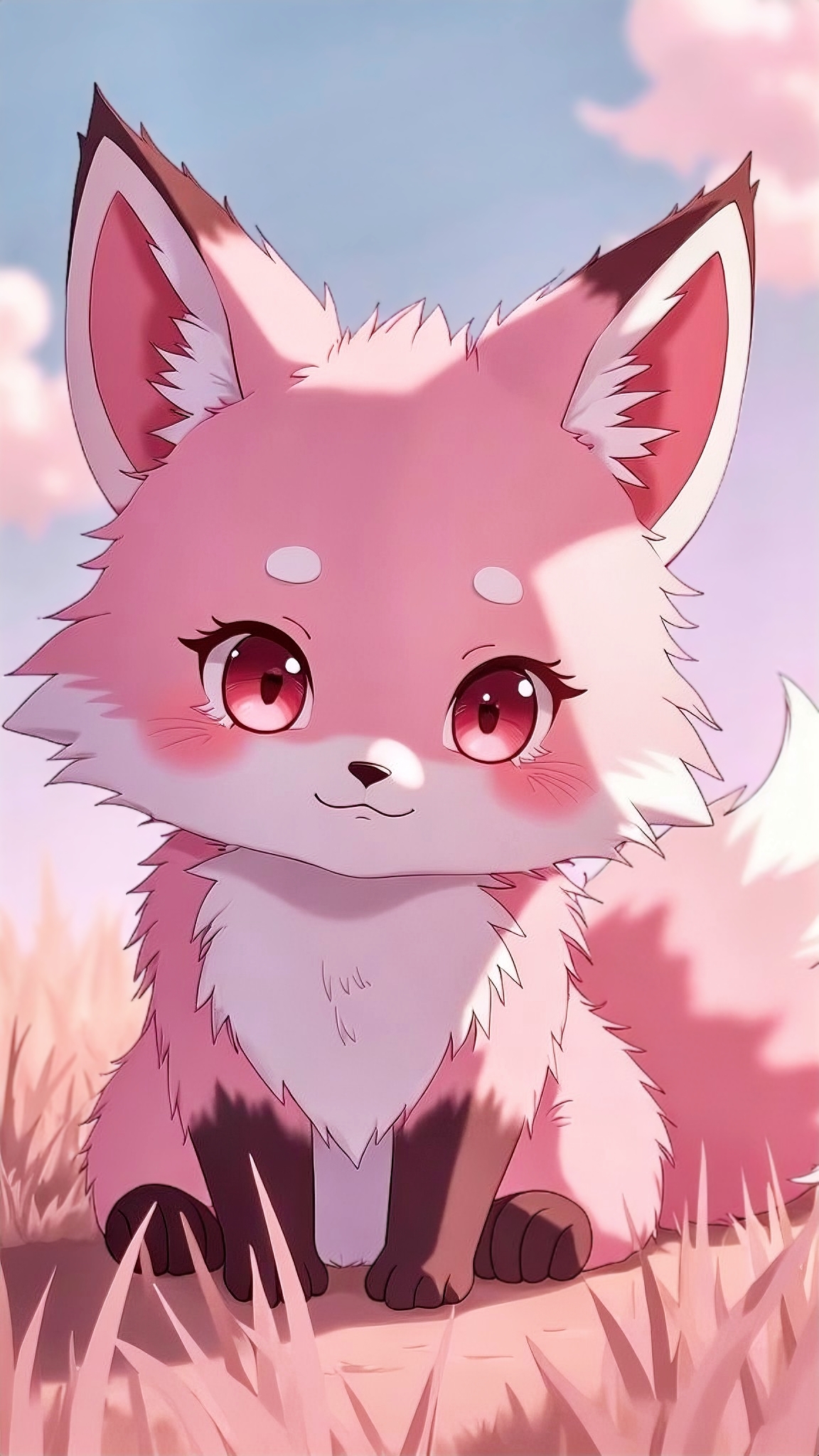 "萌化了!这小狐狸的眼睛会说话~"#二次元美图