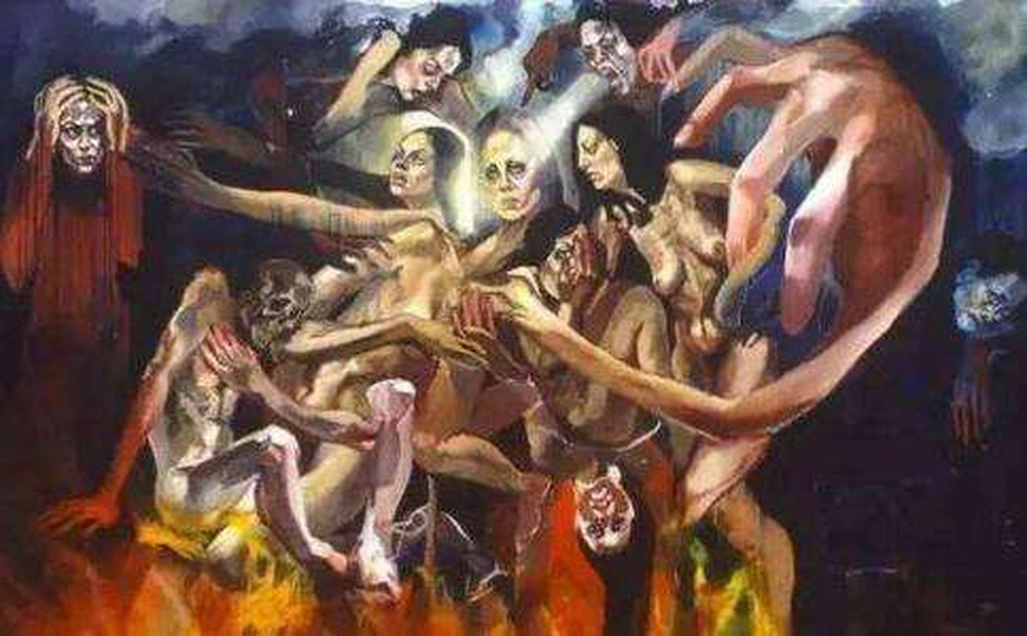 在道教信仰中,有所谓"三尸神,即上尸神青姑彭踞,中尸神白姑彭踬,下尸