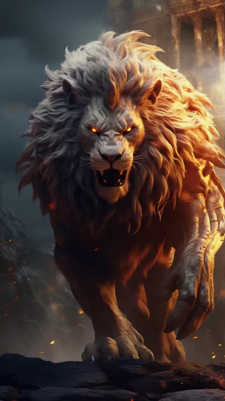 壁纸《神兽》#全民ai创作节