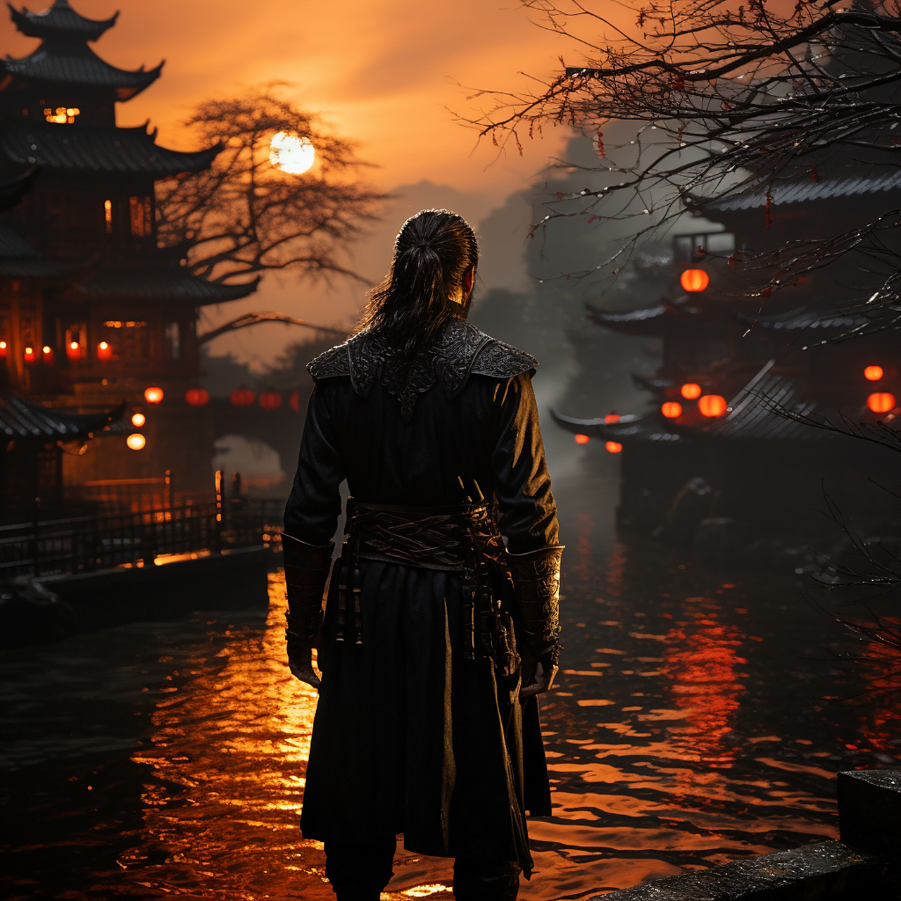 4个剑客背影,你觉得那个最帅