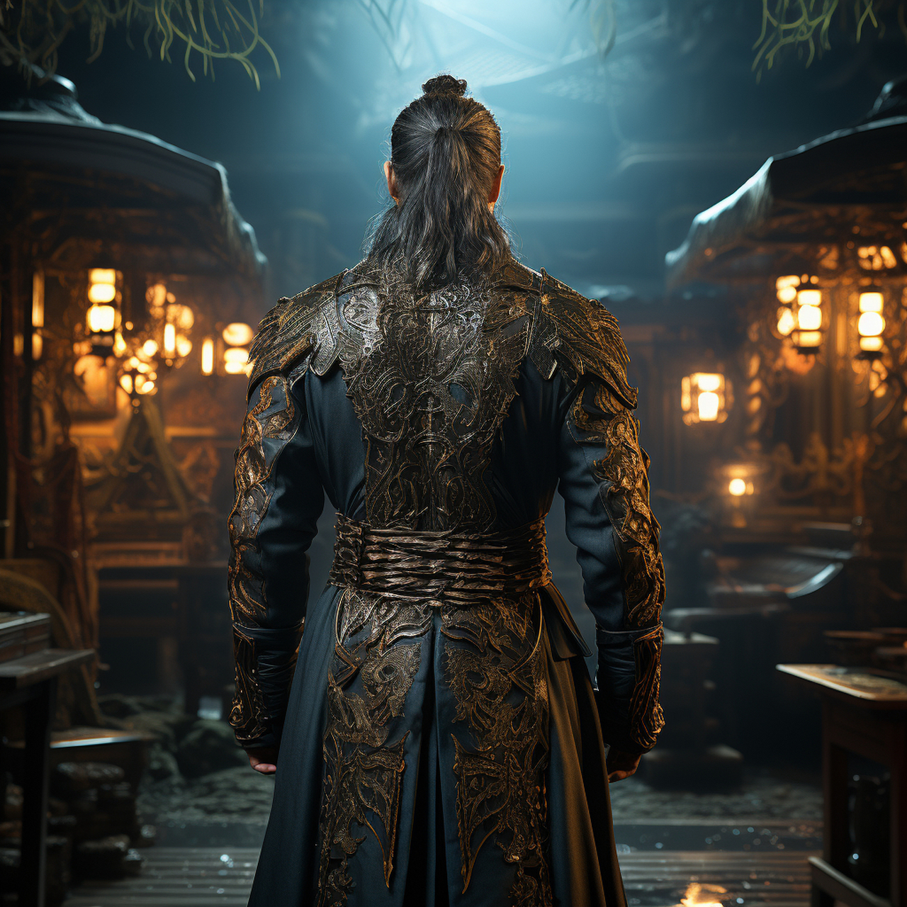 4个剑客背影,你觉得那个最帅