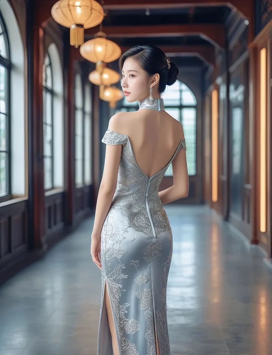 旗袍美女,知性优雅,风华绝代,百看不厌.