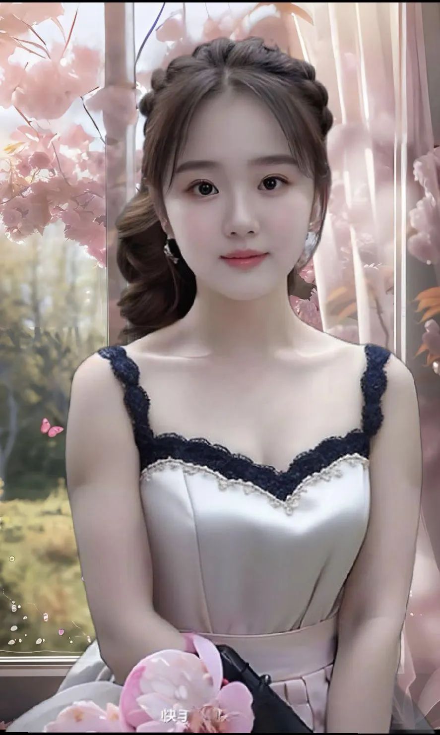 清纯甜美少女,佳人如画美如娇