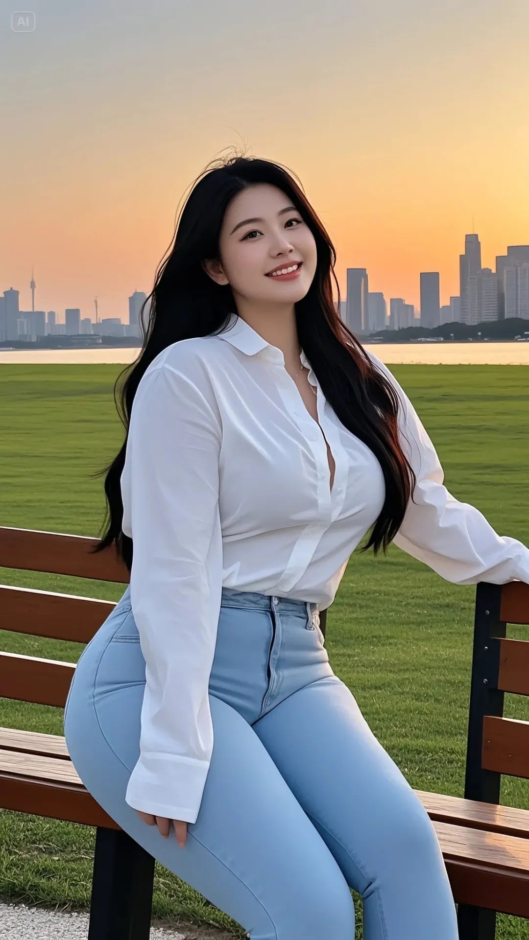 微胖女孩最美,珠圆玉润