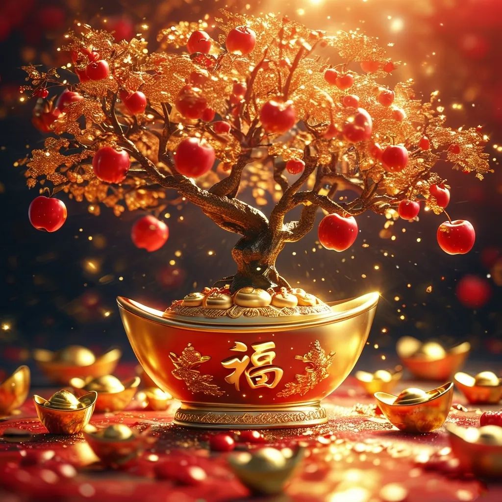 平平安安,财源滚滚,红红火火,好运福到,福运旺财