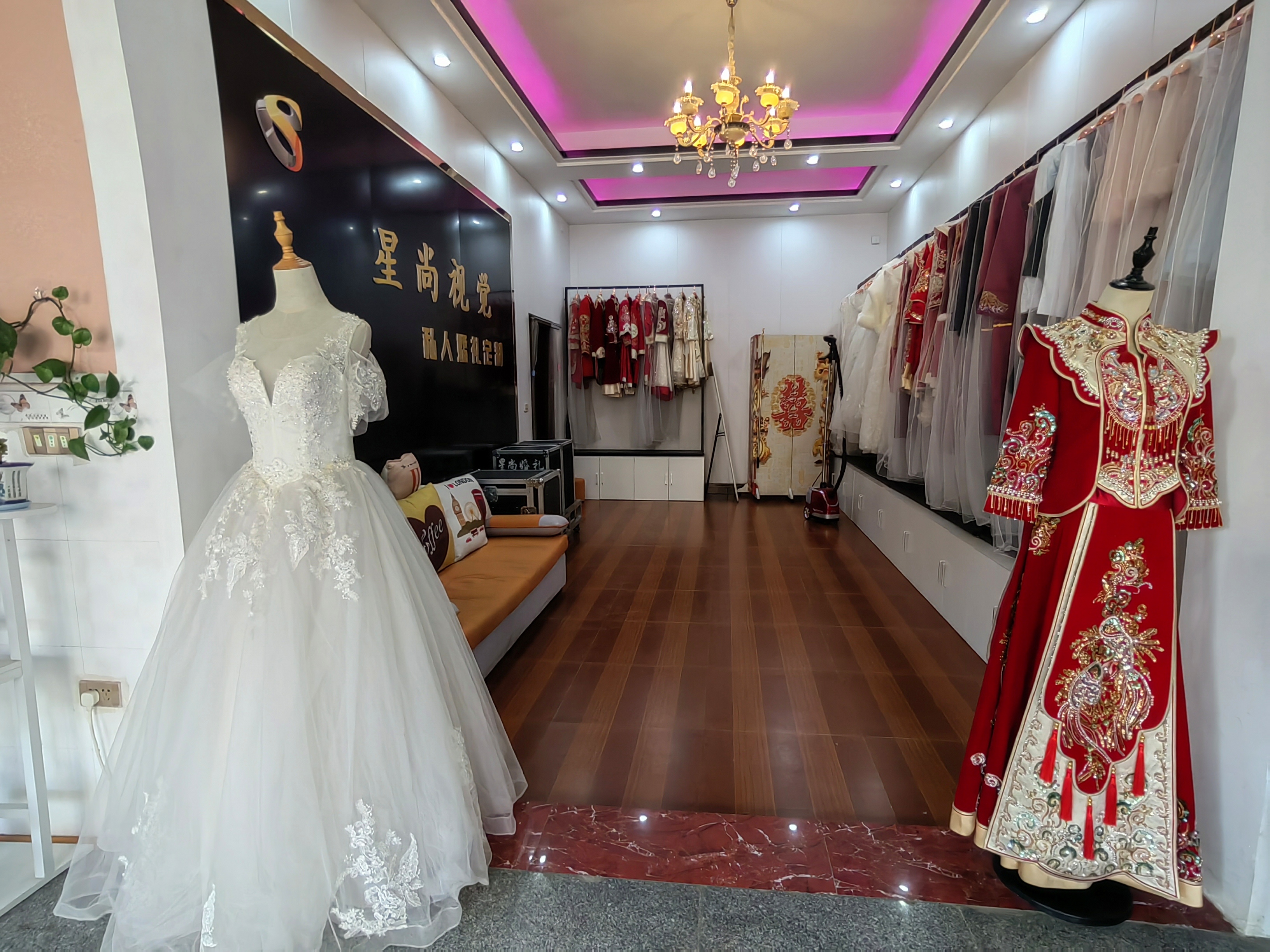 星尚婚礼店面盛装升级,全新的环境,全新的体验,只为给您带来更好的