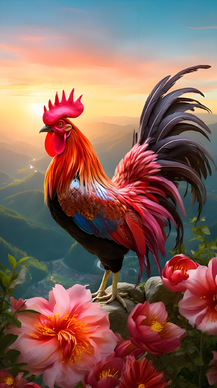 大公鸡的叫声是喔喔喔的吗,可我听见的是哥哥哥  六楼租房的一个租客