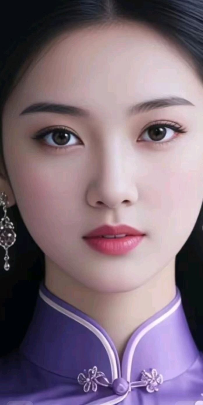 她的鼻翼宽窄适度,与整个面部比例完美契合,像是经过精密计算一般