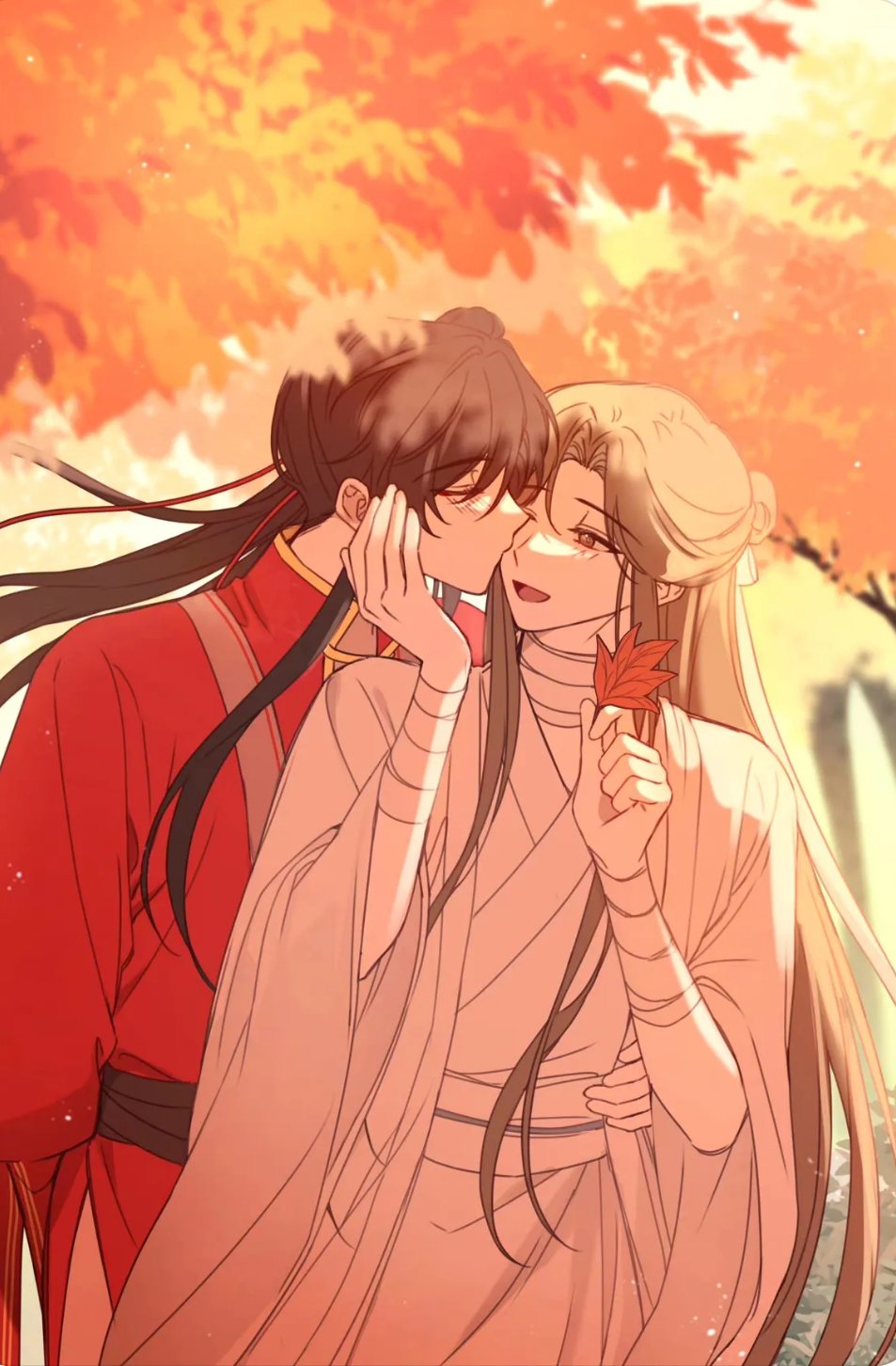 殿下 亲亲#花城谢怜# #二次元美图# #天官赐福