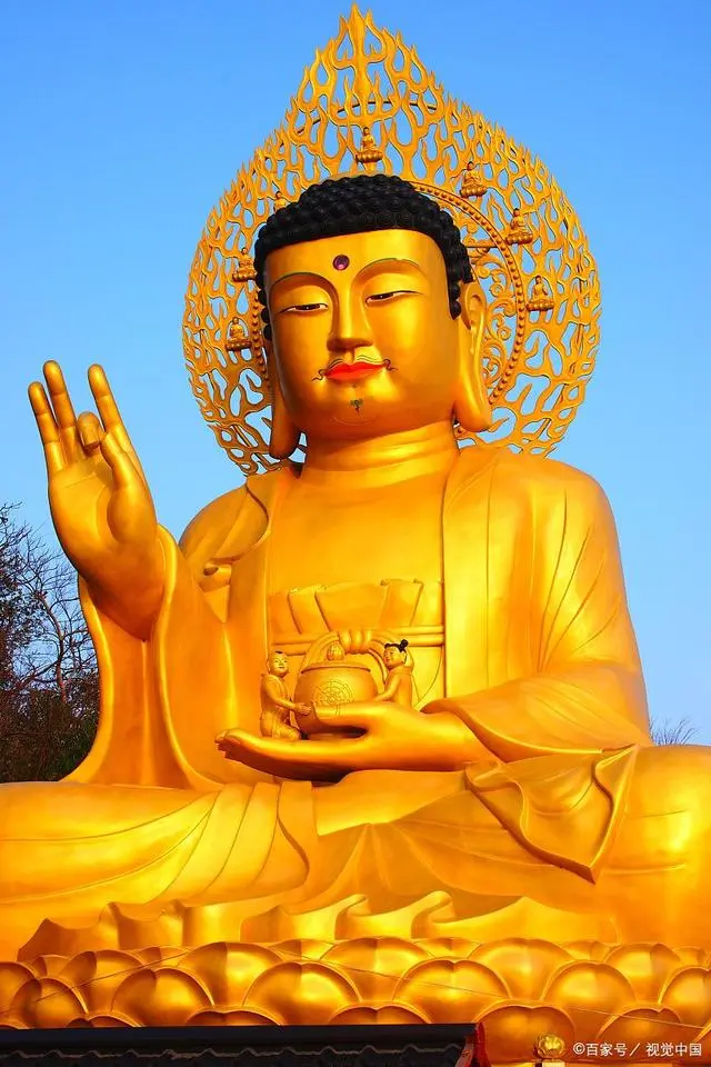 为什么如来佛头上有包,手指是那样一个姿势?