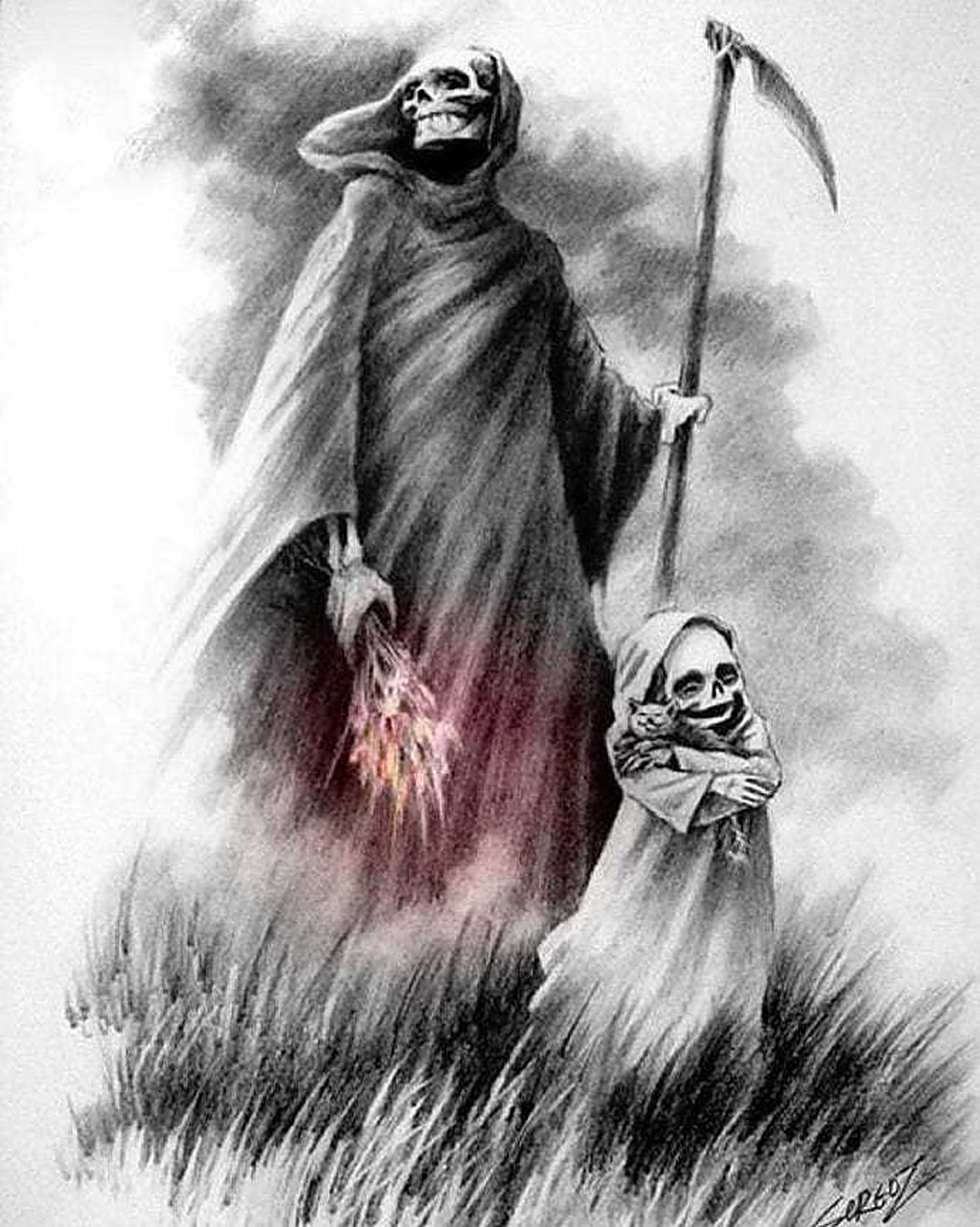 传说死神都是骷髅头,知道为什么吗?