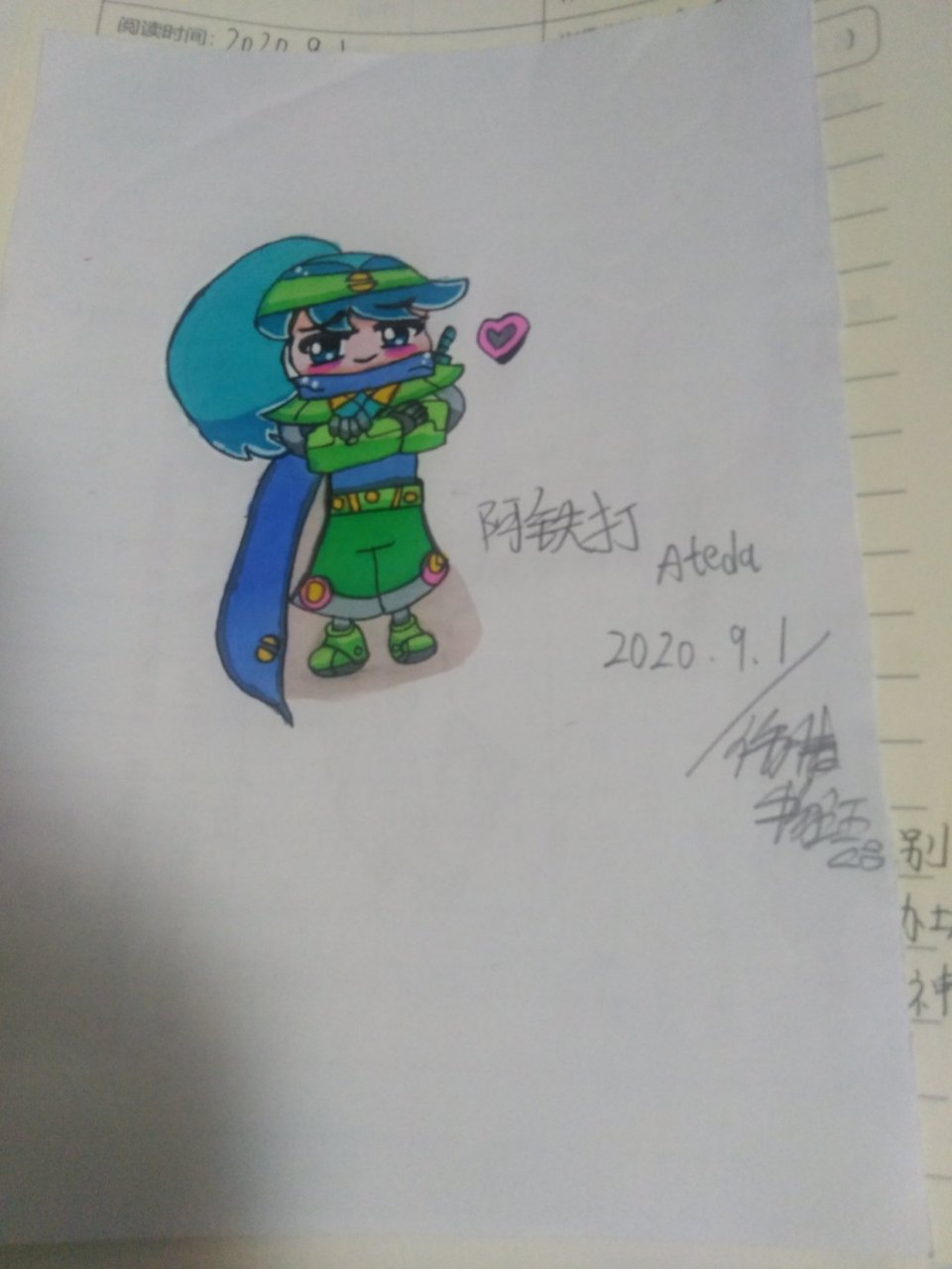 没事时画了只铁哥[滑稽][赞同]#阿铁打