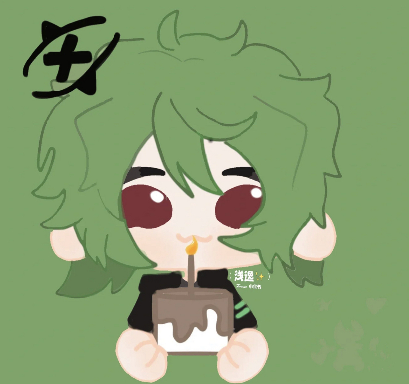 尽力了9090,轻喷 #赞德# #赞德生快# #凹凸世界赞德的生日#  #二