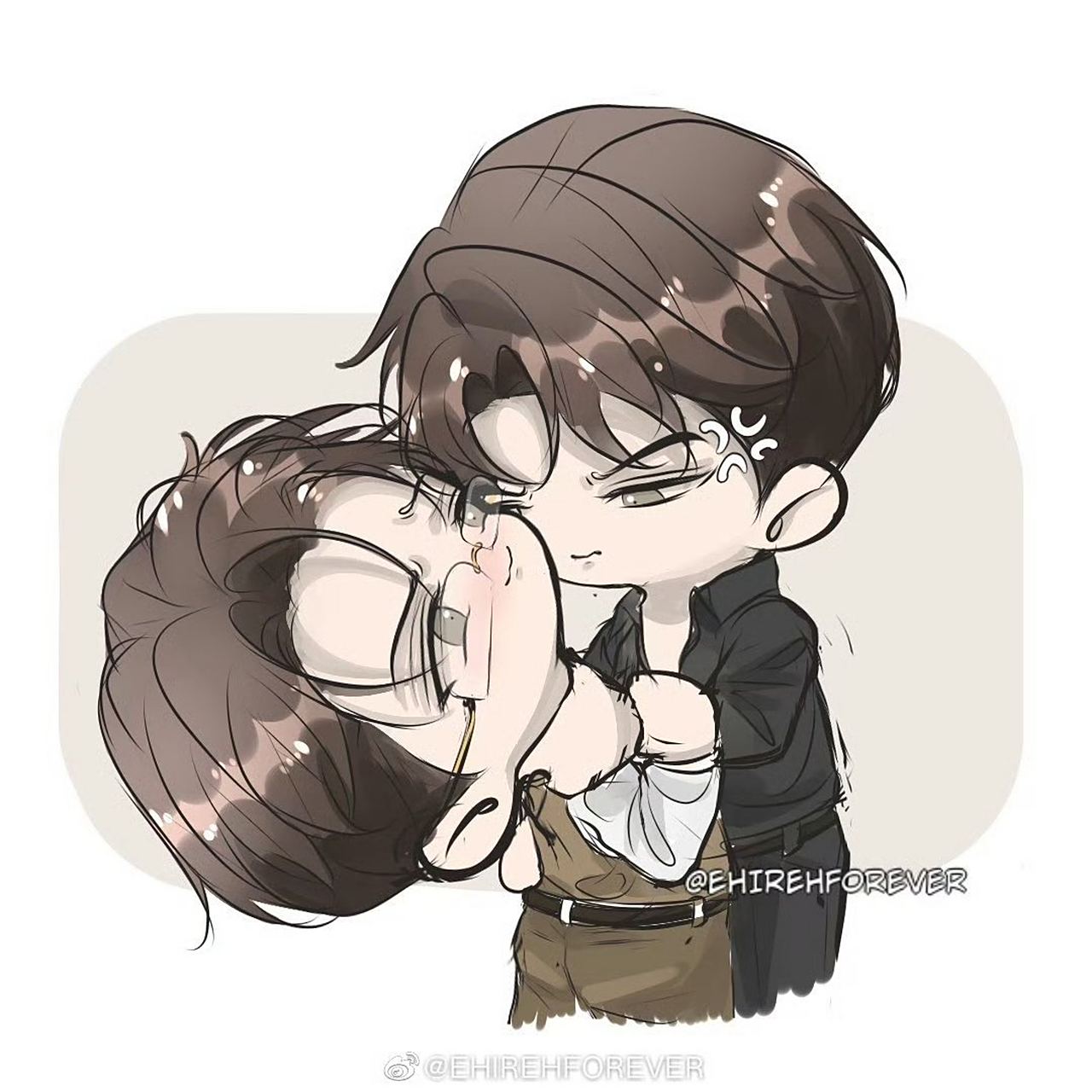 顾青裴  原炀又爱又恨腻0298  原炀 顾青裴 #188男团#  博主画师