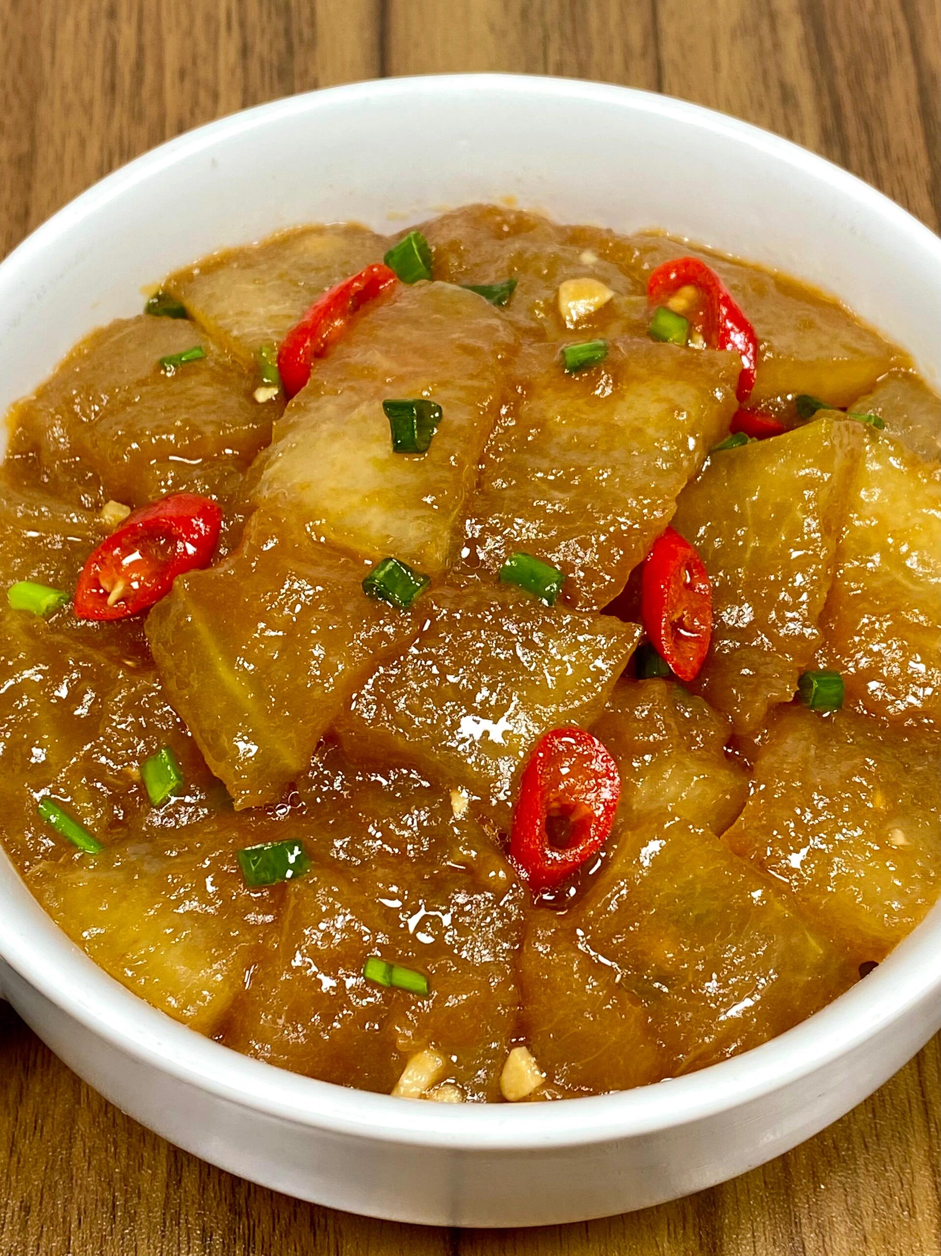 低脂低卡红烧冬瓜!美味可口好.@热门美食推荐的动态