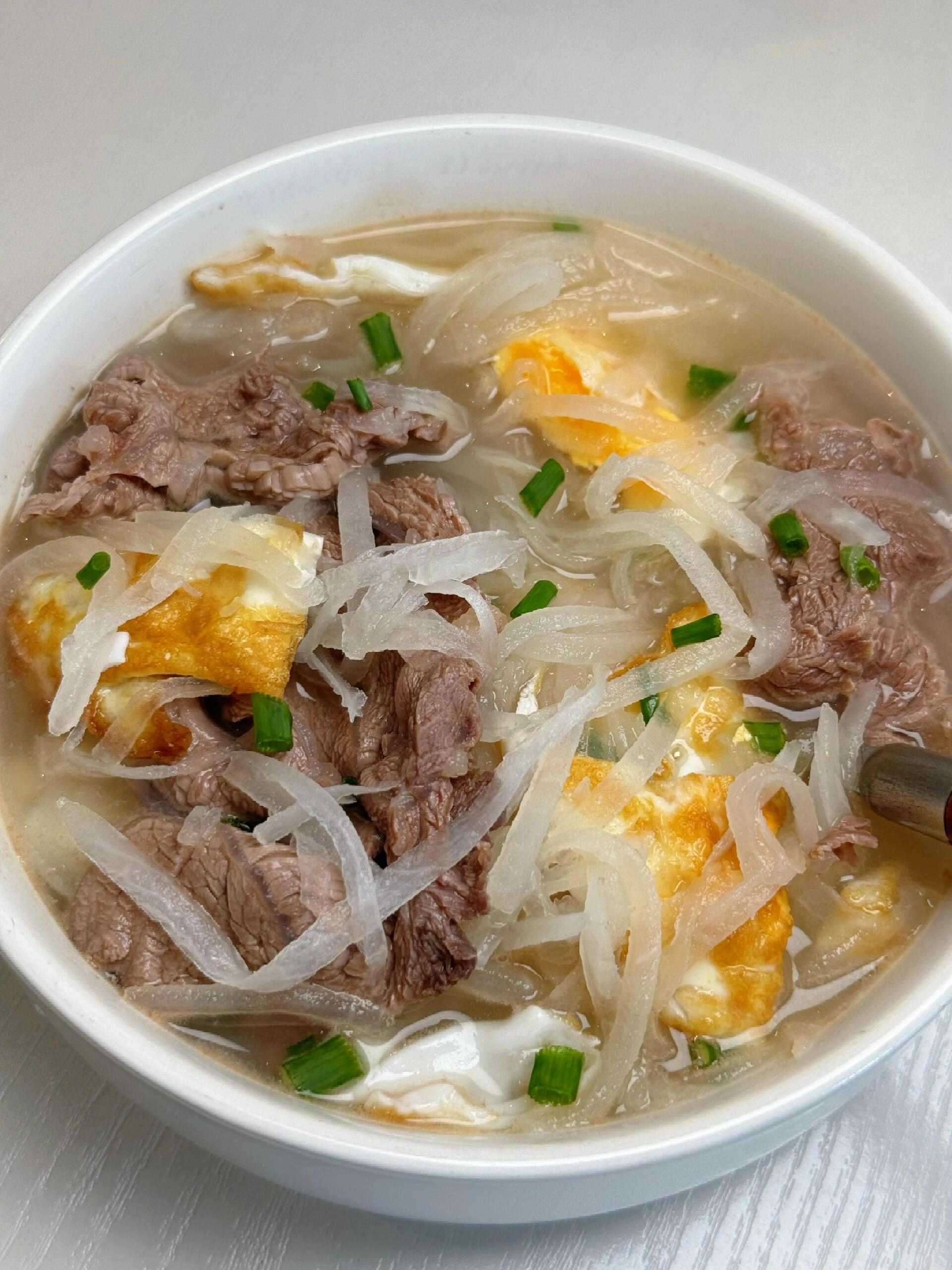 讲真…这个真的巨好吃又掉秤!分享鸡蛋萝卜牛肉汤!