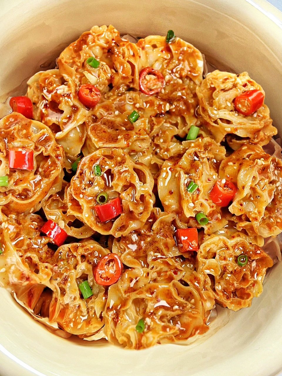 比凉皮好吃百倍的爆汁麻酱吸汁面藕7515||面藕这样吃比外面卖的