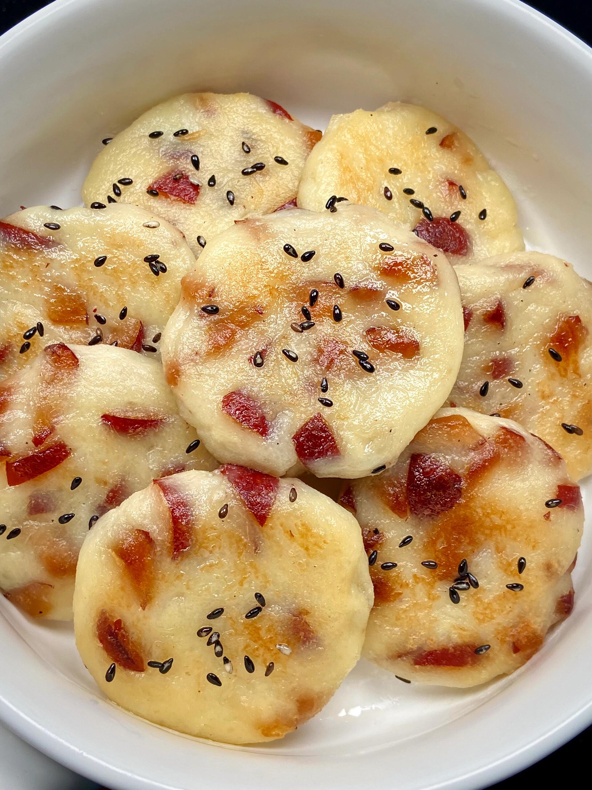 |有多少女孩子的最爱无糖山药红枣饼!