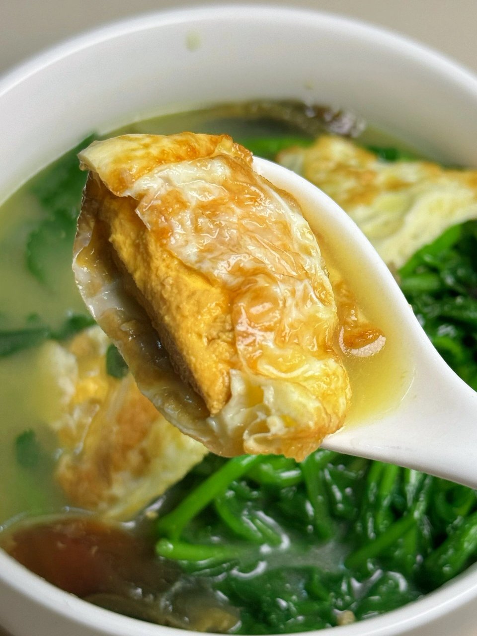 分享从小喝到大!巨巨好喝的鸡蛋西洋菜汤!