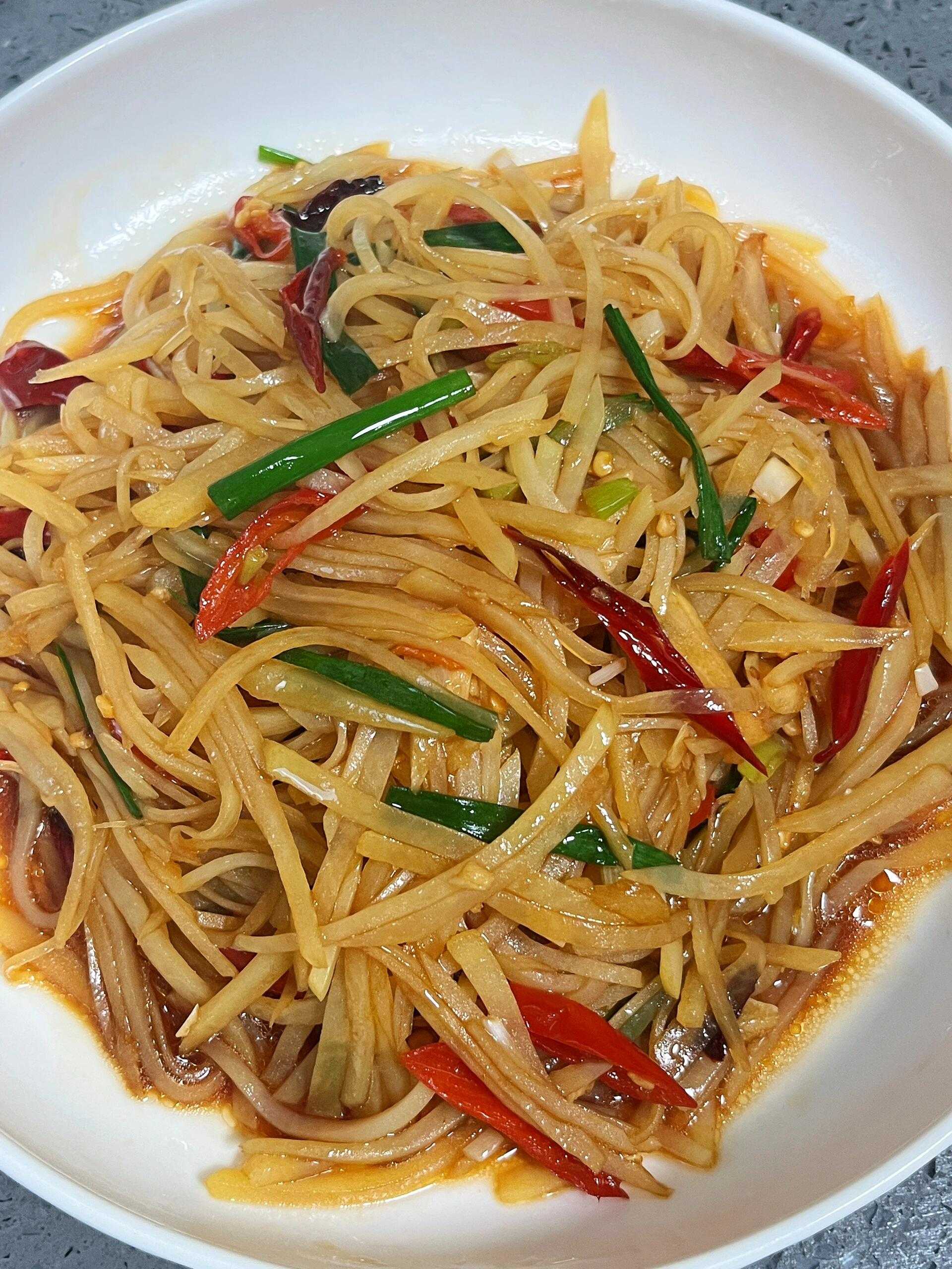 土豆丝就这样炒!