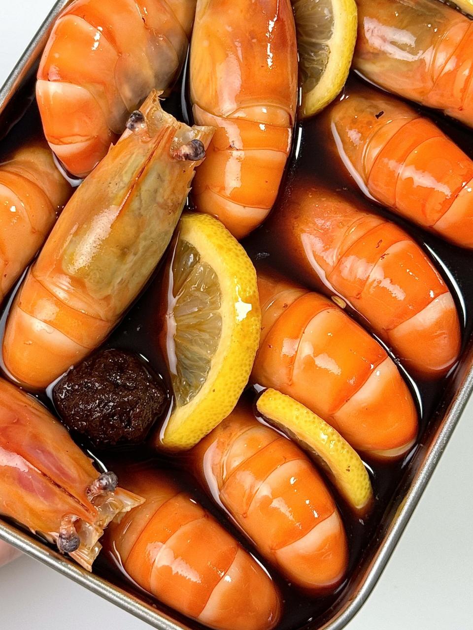 家里做了10几年的熟醉罗氏虾!好吃s了!