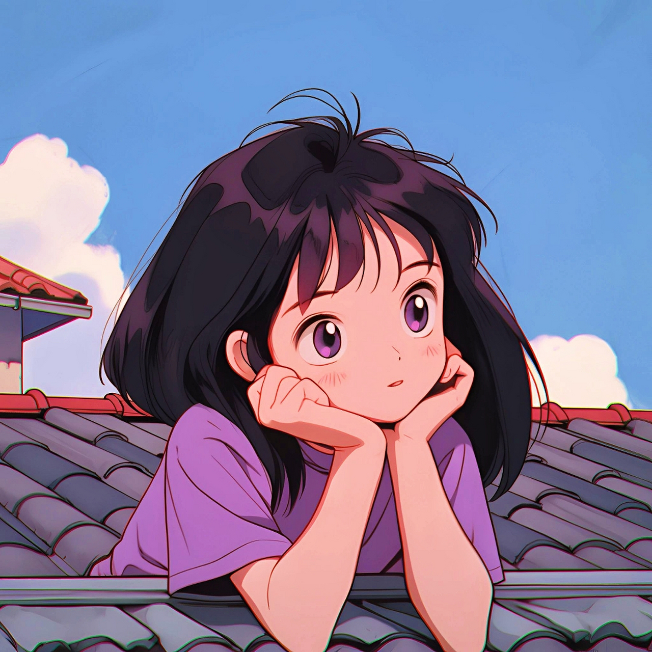 " 安静治愈的女生头像 . " 676767