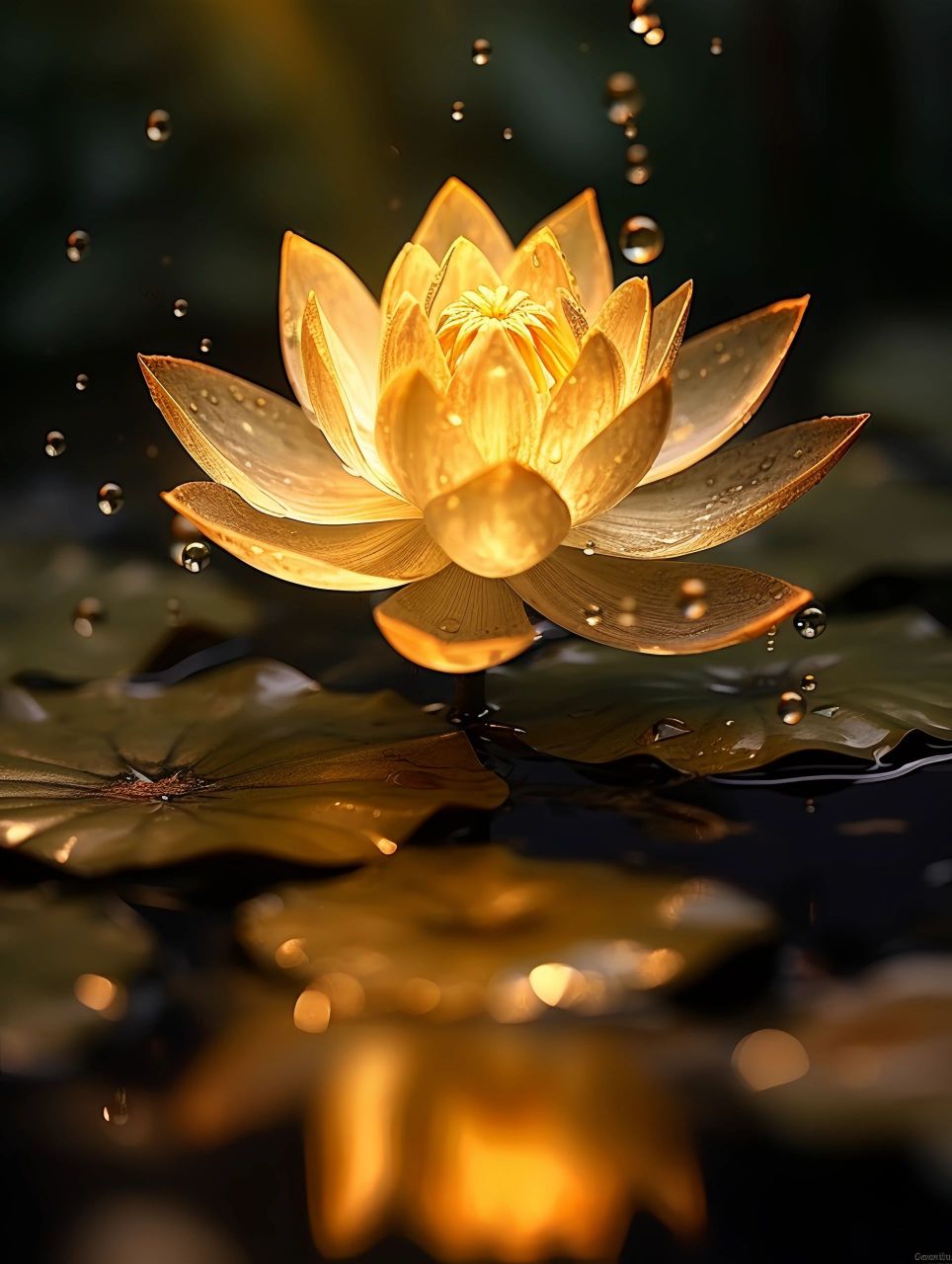 遇见金色莲花说明你的运气好了 676767