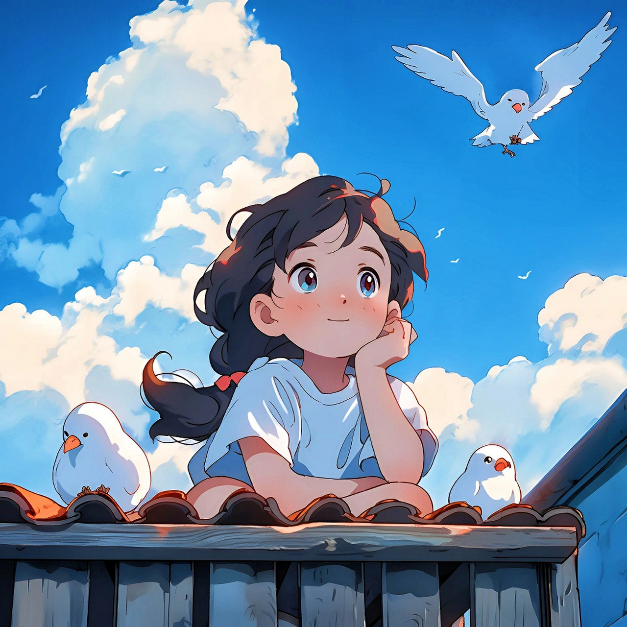 " 安静治愈的女生头像 . " 676767