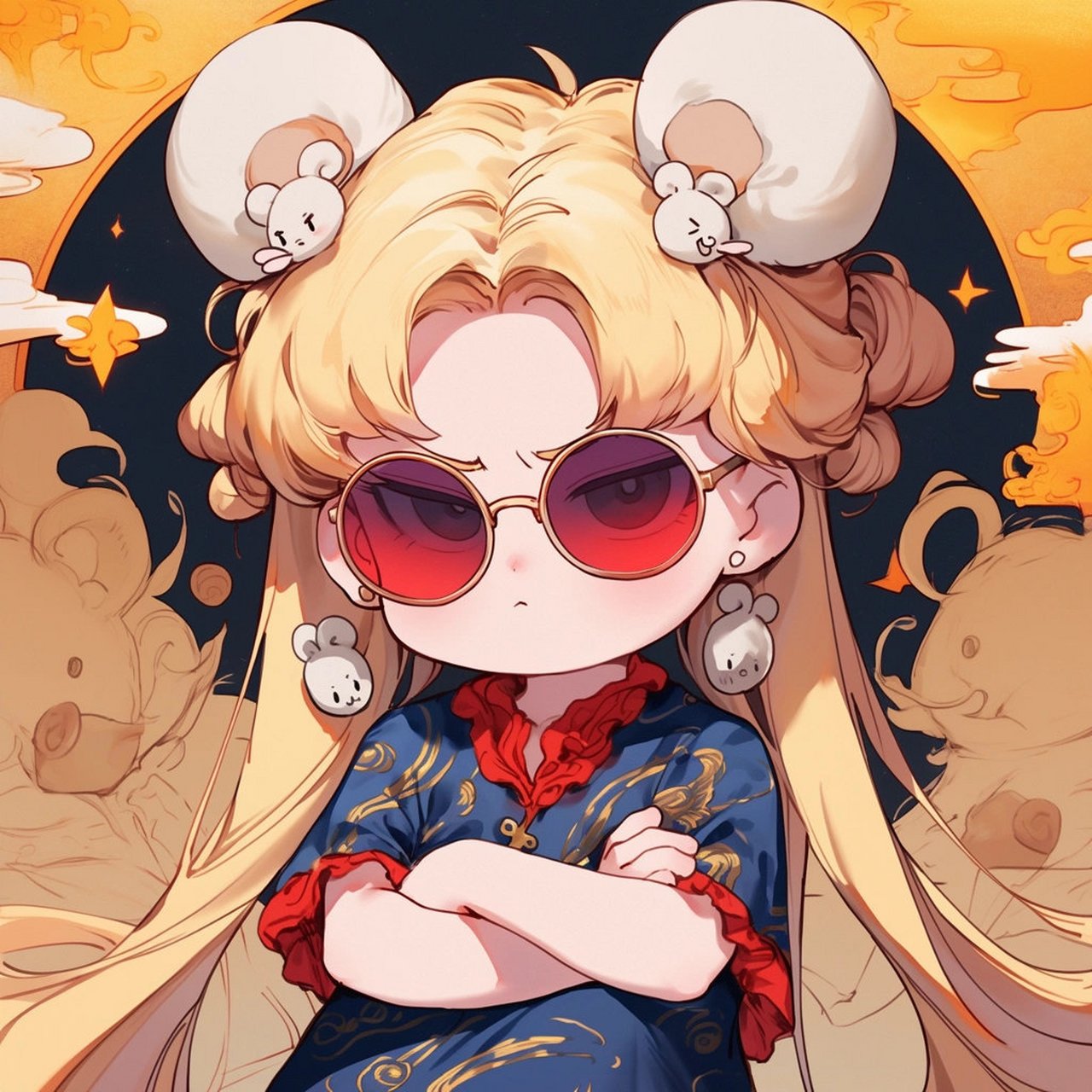 墨镜9815一带谁也不爱女生头像 676767