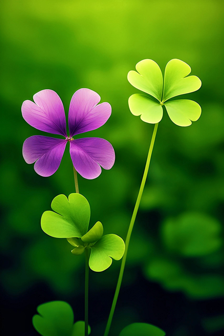 " 刷到幸运草,好运跟你跑 . " 676767