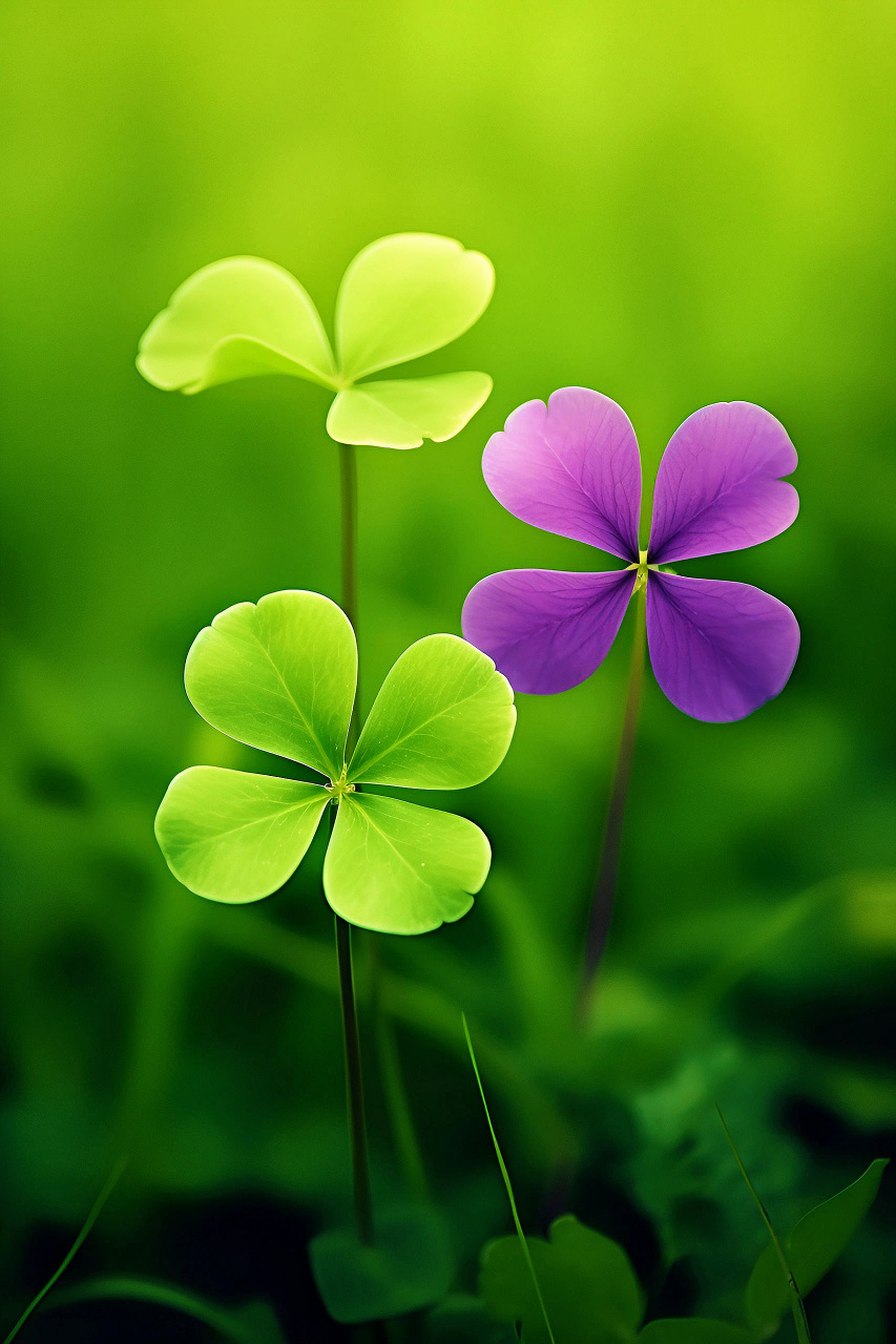 " 刷到幸运草,好运跟你跑 . " 676767