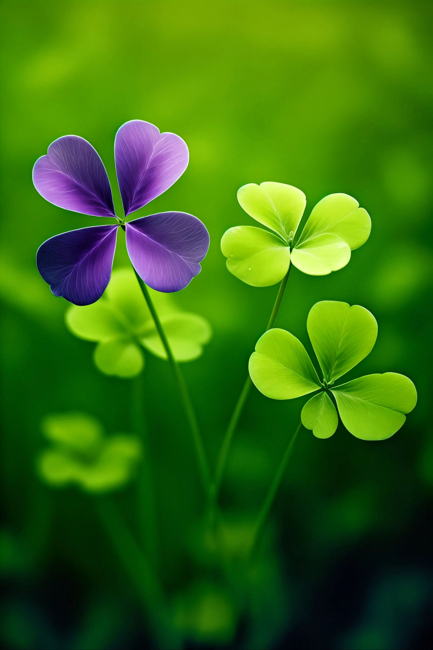 " 刷到幸运草,好运跟你跑 . " 676767