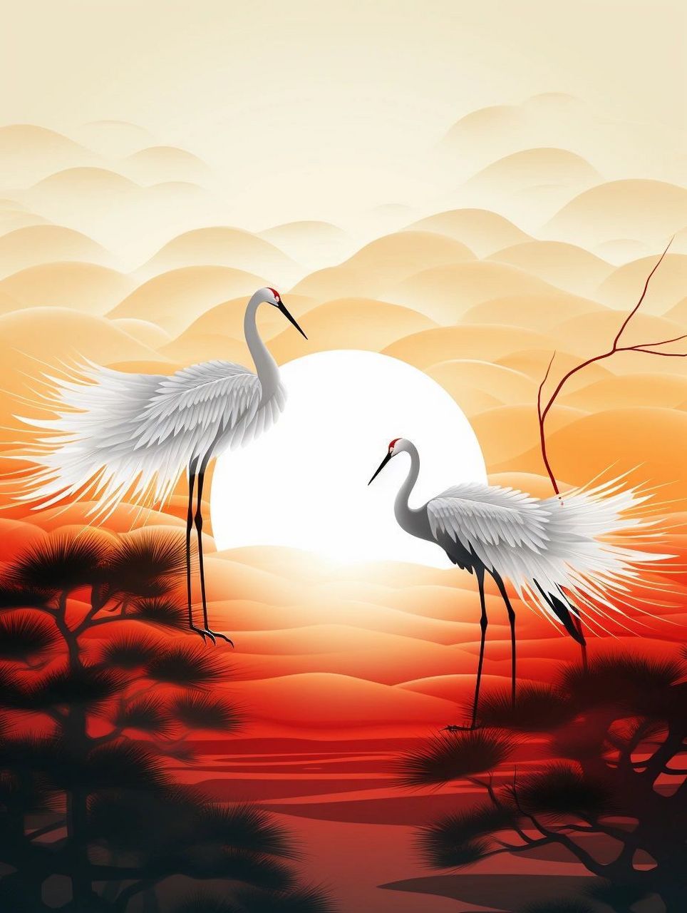 "遇见仙鹤 遇见吉祥" 676767