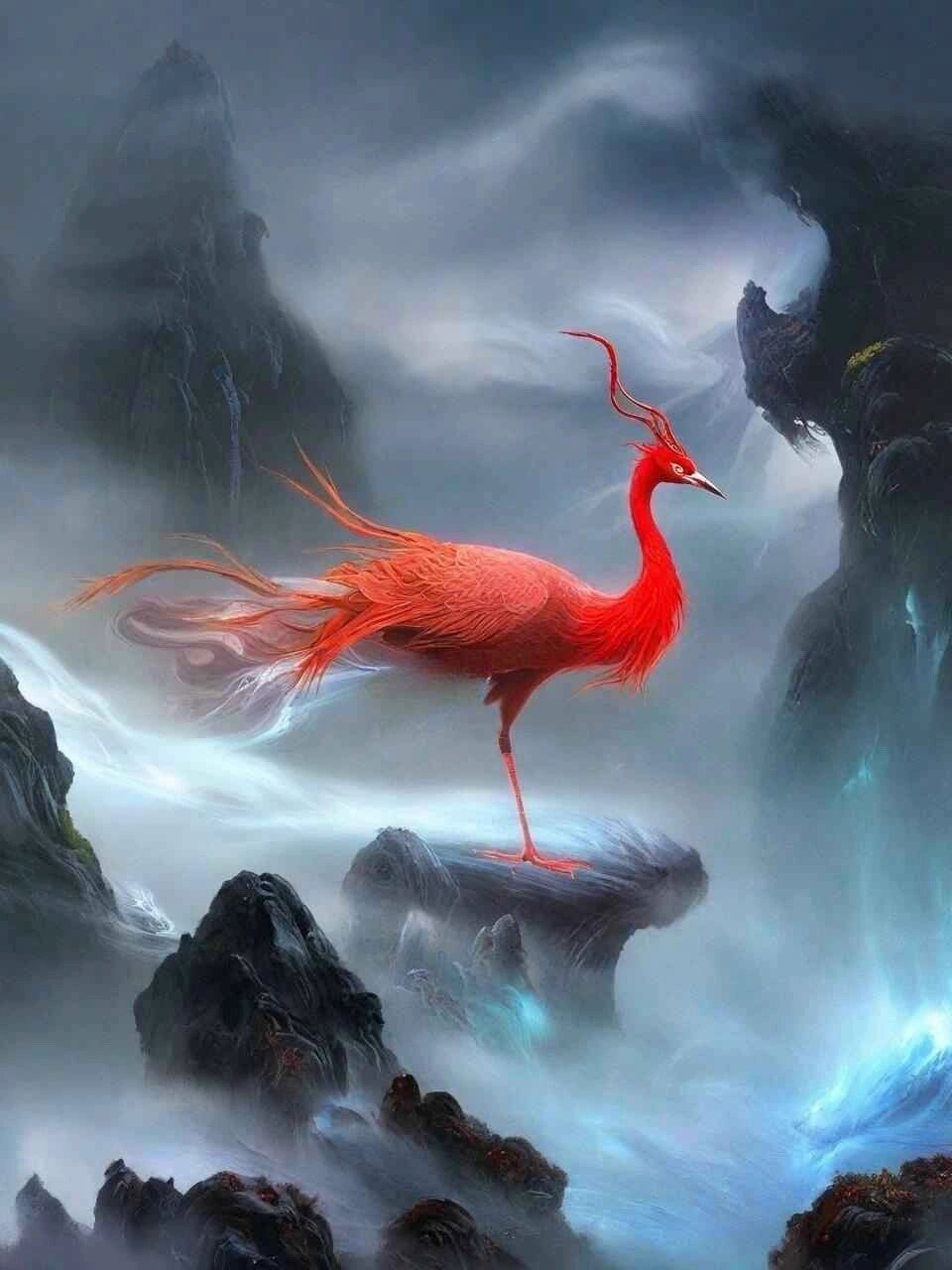 有一种鸟叫"毕方"在古代文献中,毕方鸟被认为是吉祥的象征,代表着祥瑞